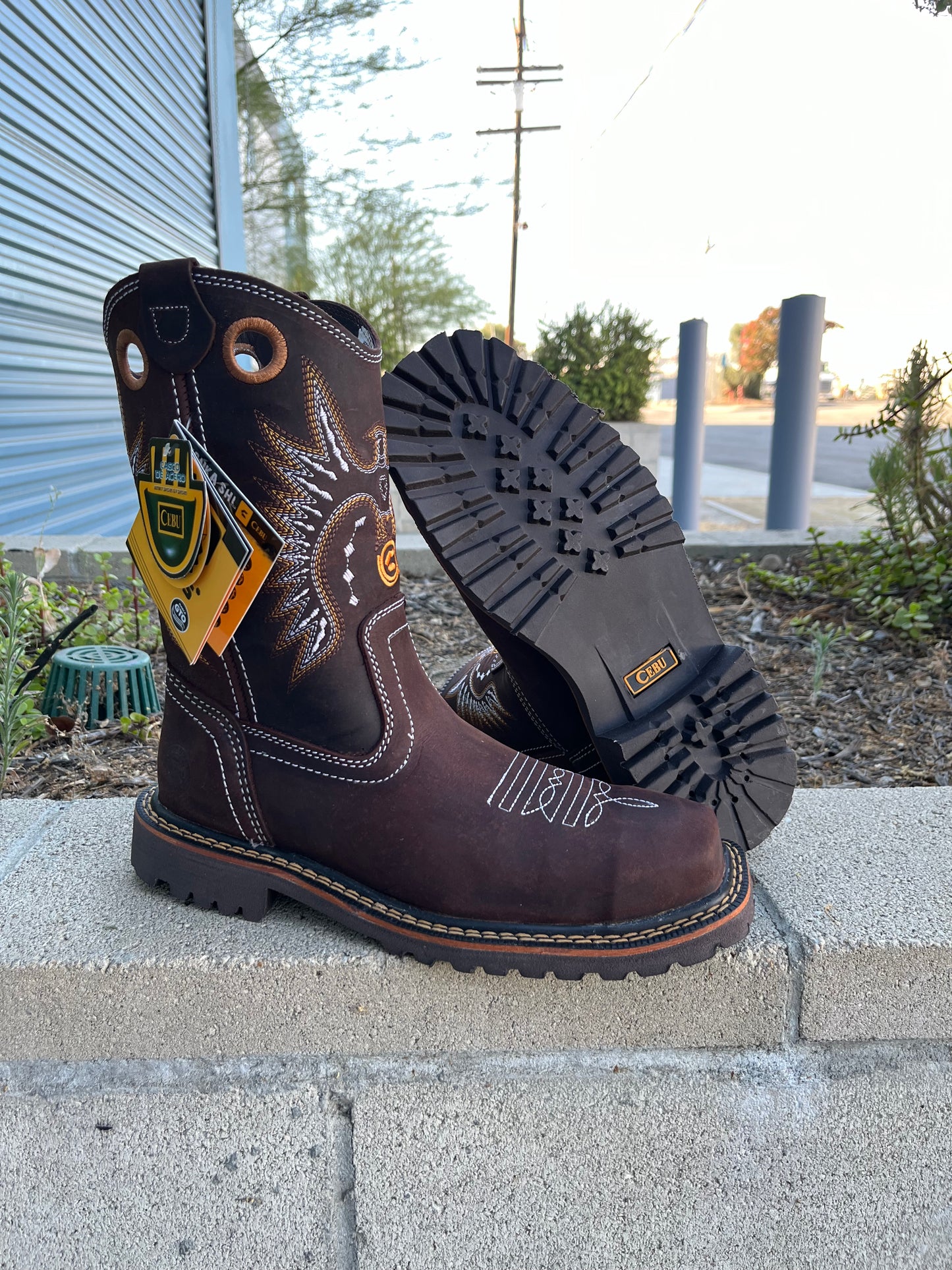 Men’s Cebu Rodeo “Pradera” Farmer Slip On Steel Toe Work Boot