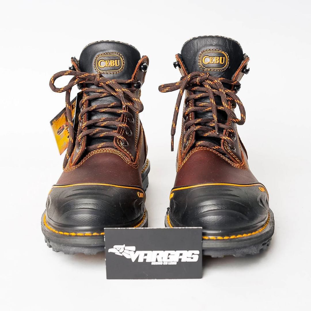 Men’s Cebu “BORCESHARK” Brown 6” Steel Toe Work Boot