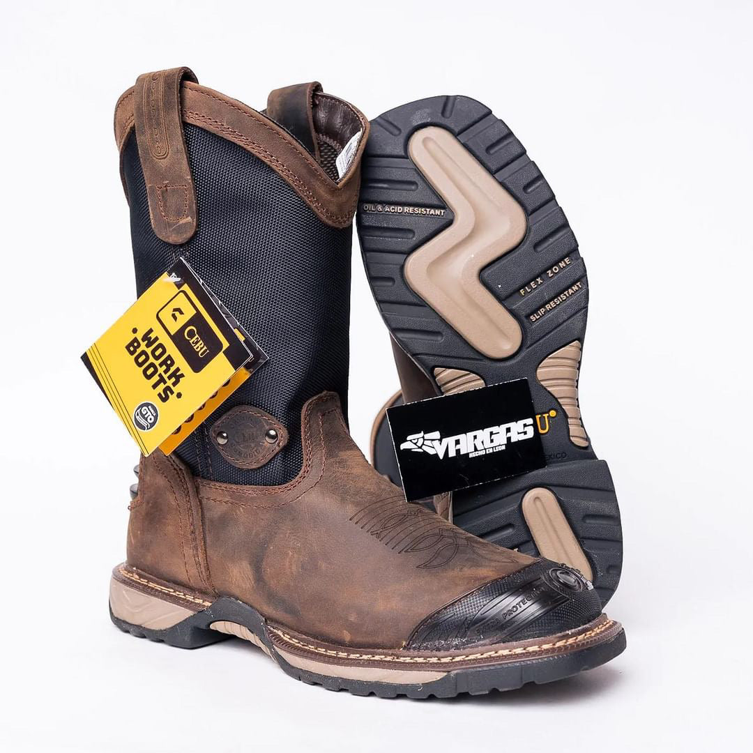 Men’s Cebu “THUNDER 300” Guard Pull Up 10” Steel Toe Work Boot