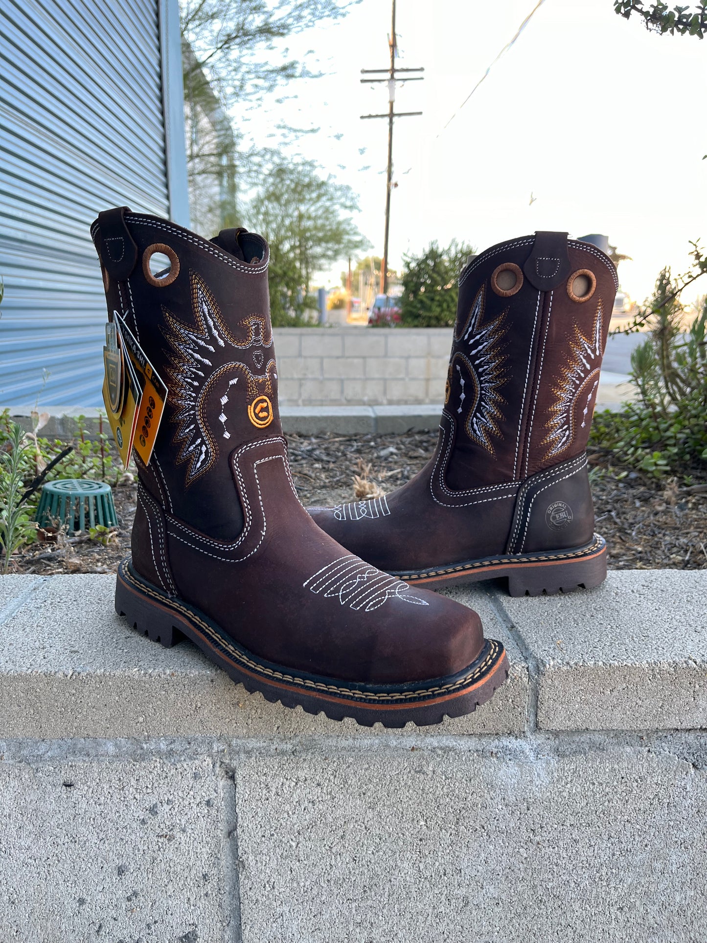 Men’s Cebu Rodeo “Pradera” Farmer Slip On Steel Toe Work Boot