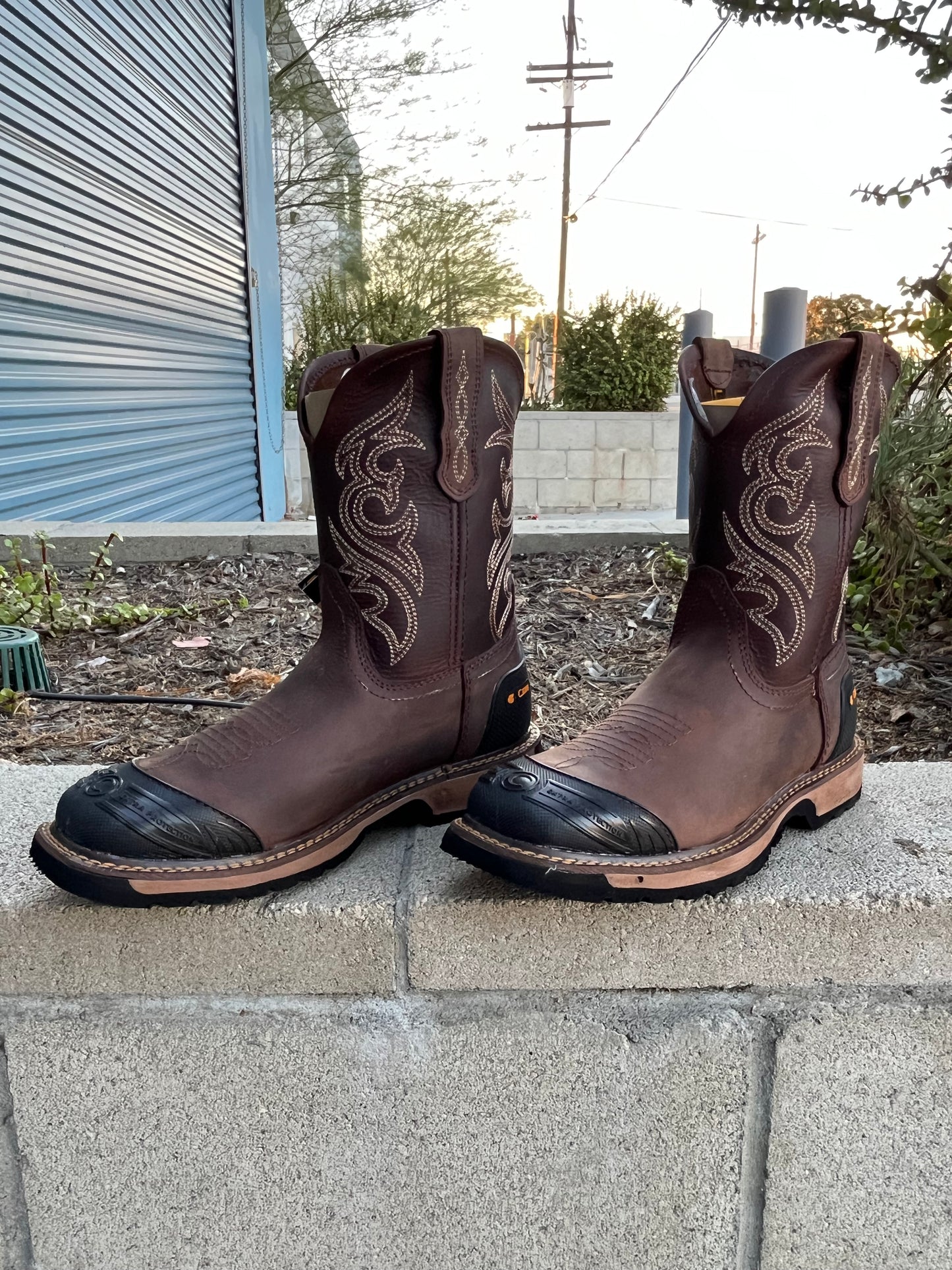 Men’s Cebu Rodeo Square Toe “TUCSON” Pull On Soft Toe Work Boot