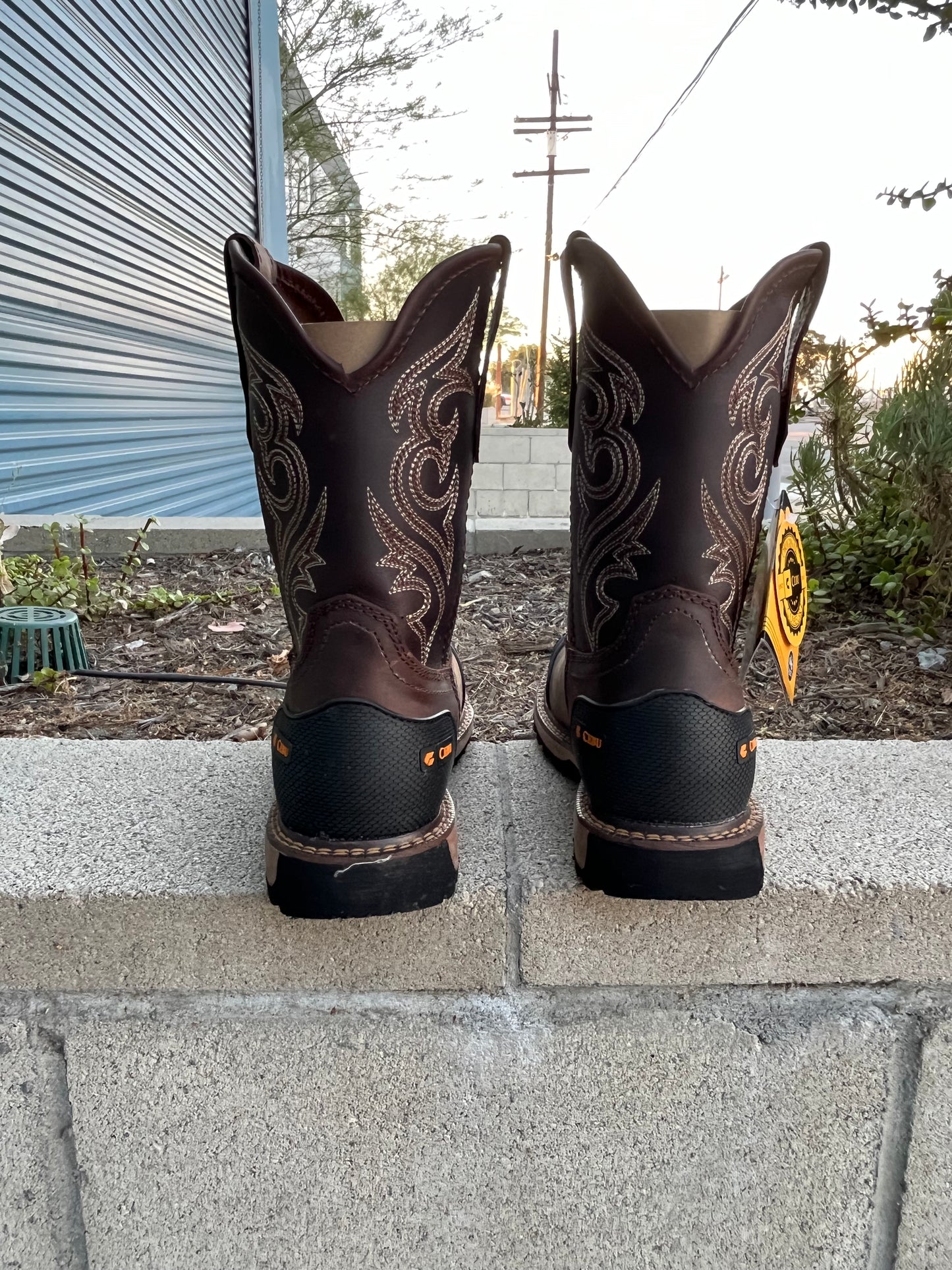 Men’s Cebu Rodeo Square Toe “TUCSON” Pull On Soft Toe Work Boot