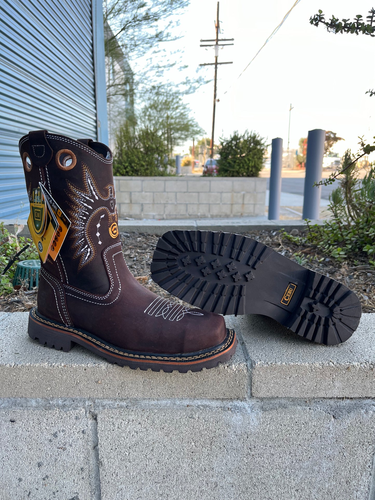 Men’s Cebu Rodeo “Pradera” Farmer Slip On Steel Toe Work Boot